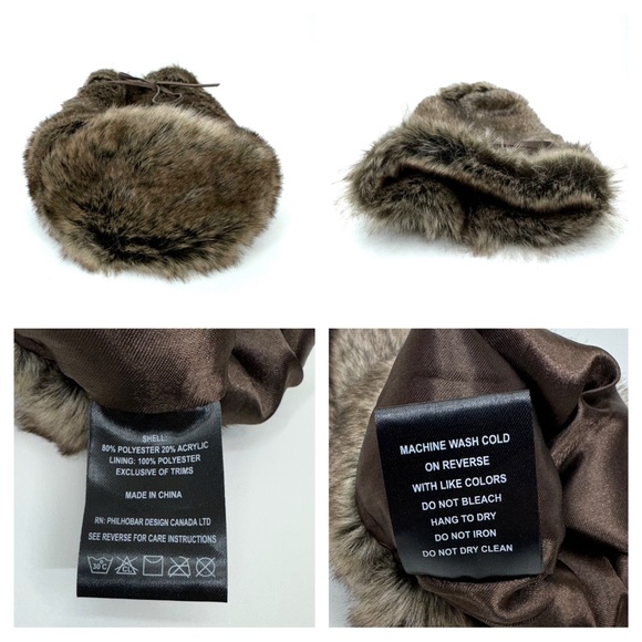 Set Of Three Plush Soft Faux Fur Wine Bottle Bags Decor Gift Holiday Fall Winter - Picture 7 of 12